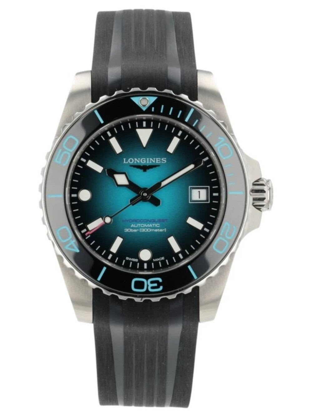 Longines Hydroconquest Commonwealth Games Blue Dial Steel 39mm Mens L3.779.4